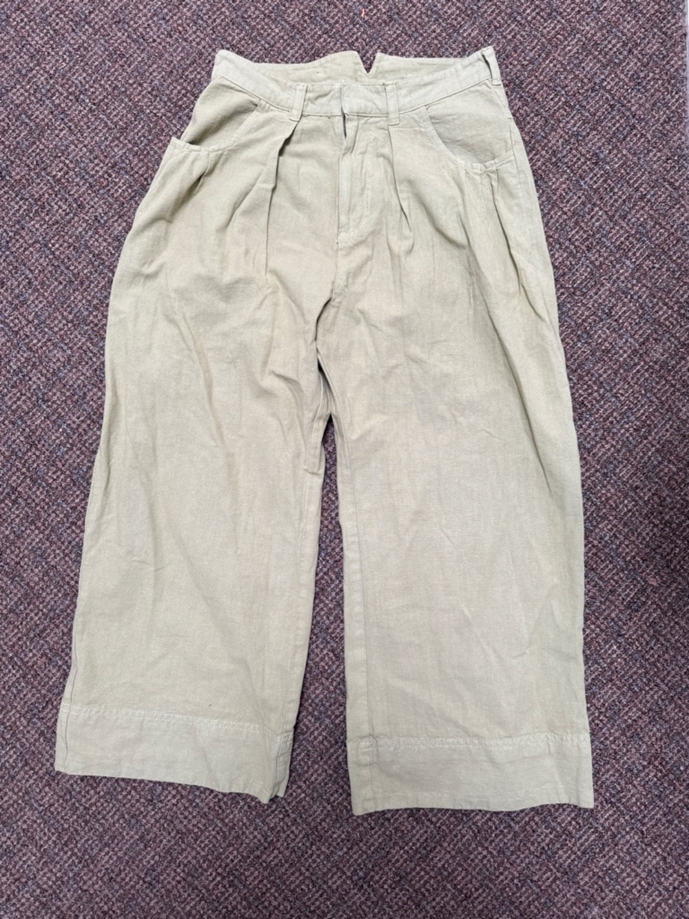Free People Wide Leg Crop Pants
